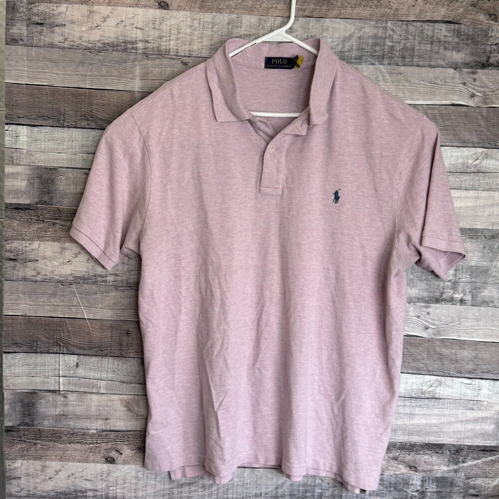 Polo Ralph Lauren Polo Shirt Mens 2XB Mauve Pony Preppy Business Casual